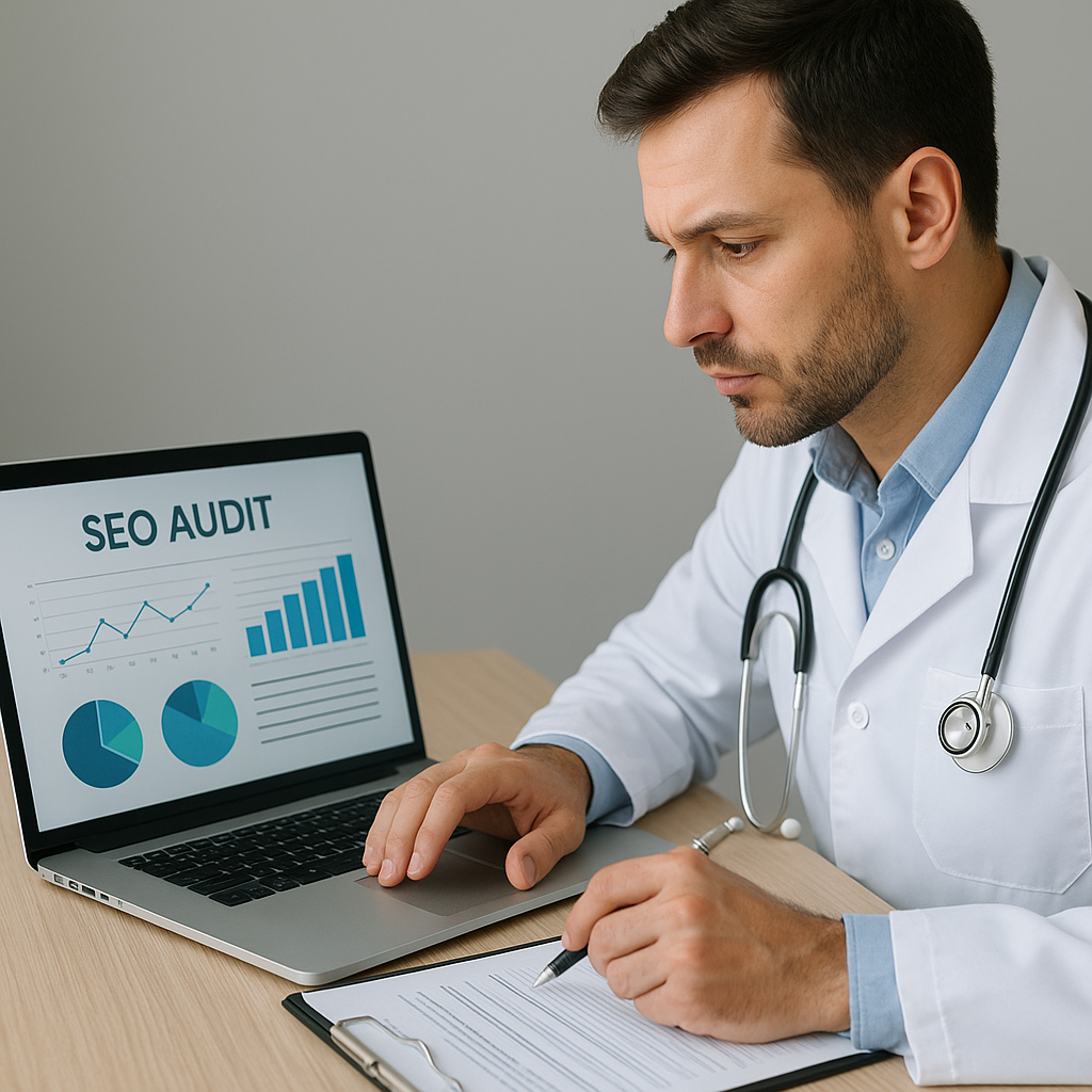 Audyt SEO dla strony lekarza – krok po kroku