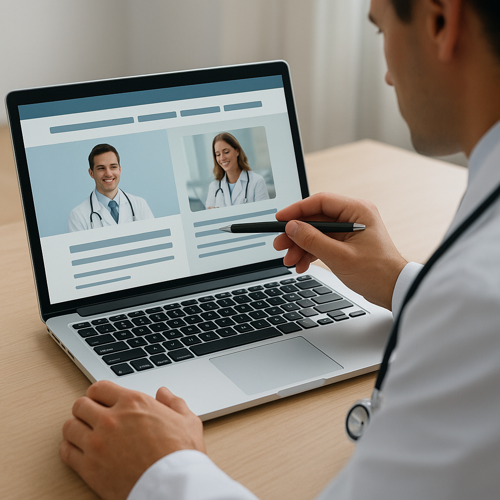 Jak poprawić strukturę menu na stronie medycznej